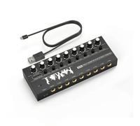 kowaku Mezclador de Audio Mezclador Estéreo Consola Interfaz Controlador 8 Canales Metálico con Diseño Compacto de Canales USB Adecuado para Producción de Podcasts Home Studio Clases Presentaciones
