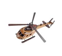 kowaku Modelo de helicóptero Retro, Figura de helicóptero, Mini Juguete biplano, Estatua de helicóptero Vintage Creativa para Escritorio, habitación, Cocina, Style a