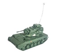 kowaku Modelo de Tanque Kit para Ensamblar Vehículo Blindado Juguete de Simulación Maqueta a Escala con Alta Simulación Adecuado para Coleccionistas Y Afici, Verde 9.2x4.5x5.5cm