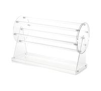 kowaku Organizador de pinzas para el pelo, soporte para diadema, soporte para joyería, acrílico con bandeja, estante para diadema