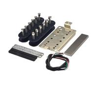 kowaku Pastilla de Guitarra Eléctrica Humbucker de Doble Bobina Kit de Bricolaje Piezas de Repuesto en Metal Y PP para Mejorar Sonido Adecuado para Entusias, Cuello 50mm