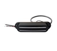 kowaku Pastilla Humbucker de Guitarra Eléctrica Single Coil SSS Hot Rail Creada con Alnico 4 para Cambio de Bobina Y Reducción Del Ruido Adecuada C, Negro