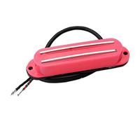 kowaku Pastilla Humbucker de Guitarra Eléctrica Single Coil SSS Hot Rail Creada con Alnico 4 para Cambio de Bobina Y Reducción Del Ruido Adecuada C, rojo