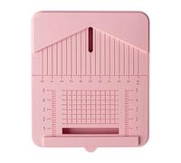 kowaku Perforador de Agujeros para Arcilla Herramienta con Guía para Taladrar Pendientes Mango Fácil de Limpiar y Medidor Preciso Hecho en PLA Adecuado para, Rosa, Individual