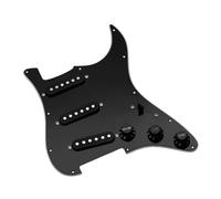kowaku Pickguard de guitarra eléctrica Reemplazo de placas de repuesto Accesorios de reparación de repuesto, Negro