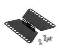kowaku Piezas de modificación de Placa Lateral de Metal para Coche RC D90, Deslizador de Placa Lateral, Pedal 99S 99S2 D90 para Escala 1/12, Negro