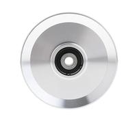 kowaku Polea Fitness Rodamiento CNC Universal Maquina Gimnasio Accesorios Aleación de Aluminio Reemplazo Rodillo Adecuado para Uso Personal Gimnasios Entrena, 120mm Plata