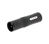 kowaku Probador de luces Par, comprobador de línea Dmx512, herramienta de iluminación portátil de 3 pines, luz de escenario con indicador, herramienta de