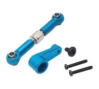 kowaku RC Car Set de Servo Link Pull Rod Tirantes Servo Varillas Ajustables Brazo de Servo Manufactura CNC en Metal Adecuado para Entusiastas Mantenimiento Y, Azul