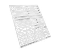 kowaku Regla Auxiliar para Grabado de líneas, Plantilla para trazar líneas, Regla Suave para entusiastas