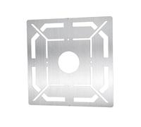 kowaku Regla de Medición para Desagües de Piso, Escala Arquitectónica, Regla de Medición de Azulejos, Acero Inoxidable, pequeño orificio de apertura