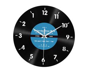 kowaku Reloj al revés para Paredes Reloj Decorativo Tiempo de Funcionamiento al revés Reloj de Pared en Sentido Contrario a Las Agujas del Reloj de 12