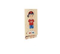 kowaku Rompecabezas Infantil de Cuerpo Humano Juego Educativo de Madera con Esqueleto Órganos Músculos Piel Favorece y Motricidad Fina Adecuado para Preescolar Aula Juego en Casa, Niño