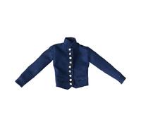 kowaku Ropa para Figura de Acción Chaqueta Uniforme Napoleónico Accesorios Coleccionables Tela Histórica para Muñeco de 30cm Adecuada para Exhibición Decorac, Top Azul