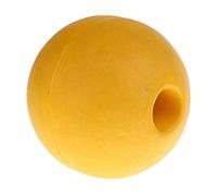 kowaku Rope Float Diseñado para Líneas Dividir Carriles Señalizar Piscinas Y Servir como Flotador de Pesca Hecho en PVC Resistente Adecuado Par, Amarillo 15x15cm