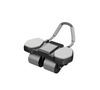 kowaku Rueda Ejercicio Abdominal bajo bajo Rueda Abdominal Portátil Rodillo Ejercicio para Planchas, Negro, Negro