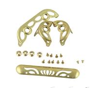 kowaku Saxofón Kit de Reparación Piezas para Saxofón Juego de Tornillos Metálicos Placas Protectores Herramientas para Reparación Rápida Adecuadas para Entus, Alto