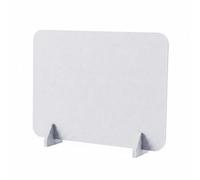 kowaku Separador de Oficina Divisor de Escritorio Pantalla de Privacidad Barrera de Mesa Estructura de Varias Acabado Suave Adecuado para Oficinas Estudios, Light Gray, 30-60cm