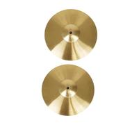 kowaku Set de 2 platillos de tambor, accesorios para percusión, platillos para principiantes, Diámetro 25cm