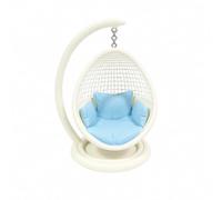 kowaku Silla Huevo Colgante en Miniatura Pintada a Mano Accesorio Casa Miniatura Realista para s Arquitectónicos, 1 25