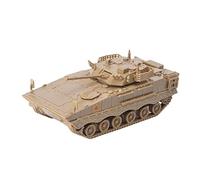 kowaku Tanque Miniatura Modelo Crawler Chariot de Montaje Manual Kit a Escala Que Vehículo de Reconocimiento Material PP Y Uso para, Marrón