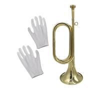kowaku Trompeta Bugle Mini Instrumento de Viento con Boquilla para Banda Orquesta Aprendizaje Temprano Y Regalo Adecuada para Adultos Y Niños Decoración Musi, Estilo B