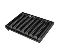 kowaku Unsilio Cocina Portátil Sartén con Canales Cocción Alargados Versátil para Desayunos Caales, 8 Ranuras