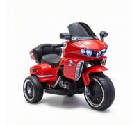 kowaku Vehículo Eléctrica Infantil Cómodo Carrito Eléctrico Infantil Conductor Multifuncional Conductor para Patio, Rojo China, Doble Tracción 12V 7A Asiento De Cuero