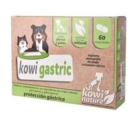 KOWI GASTRIC Protector gástrico Perros y Gatos. Ingredientes Naturales, Alginato Sódico, Carbonato Cálcico, Alcachofa y Manzanilla. Ayuda a la digestión con Dieta Barf. Vómitos, diarrea, reflujo.