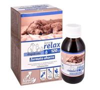 Kowi Relax Formato ahorro. Relajante natural para perros y gatos. Gotas calmantes antiestrés, para ansiedad y nerviosismo. Ingredientes naturales, triptófano, valeriana, pasiflora, vitamina B1. 120 ml