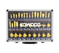 KOWOOD Juego de 35B brocas de fresado de madera en forma de T de 1/2 pulgada