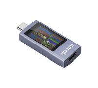 KOWSI Medidor de Potencia USB C Tester, Multímetro Digital con Pantalla A Color , Probador de Voltaje y Corriente para Cargadores, Bancos de