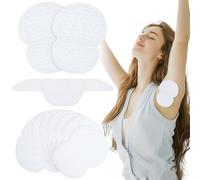 Koxtyzo 80 Piezas Almohadillas Sudor Axilas, Desechables Almohadillas Absorbentes con 10 Parches para el cuello, Cómodo y Invisible, Antisudor Axilas para Hombres Mujeres