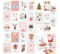 Koxtyzo Juego de Tarjetas Navideñas, 30 Piezas Postales Na-videñas A6 con Varios Estilos/Diseños, Tarjetas de Felicitación Na-videñas, Tar-jetas de Feliz Na-vidad, Juego de Postales para Na-vidad