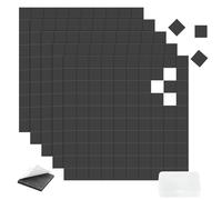 Koxtyzo Placas Magnéticas Autoadhesivas, 500 Piezas Unidades Imanes Cuadrados con Dorso Adhesivo, Imanes Precortados para Manualidades, para Despegar y Pegar, para Bricolaje, Pizarras Blancas