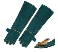 KOXXIAMOQ 1 Par Guantes Antimordeduras Perros, 60 cm Guante Protectora Perro, Guantes Protección Contra Mordeduras, Guante para Manipulación de Animales, baño, gatos, pájaros