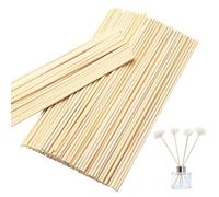 KOXXIAMOQ 250 Piezas Palitos de Madera, 300 mm x 4 mm Palos Madera Manualidades, Varillas de Maderas, Listones Palillos de Redondos para Carpintería Tallar Modelismo DIY Decoración(Redondos)