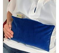 KOYA Naturals Almohadilla para calentar arroz de terciopelo suave, apta para microondas, bolsa de calor húmedo, para cuello, músculos, articulaciones, dolor de estómago, calambres menstruales