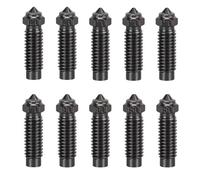 KOYOFEI 10 boquillas endurecidas para Elegoo Neptune 4 Plus, accesorios de impresora 3D, 4 piezas de 0,4 mm, 2 piezas de 0,2 mm, 0,6 mm, 0,8 mm, juego de boquillas de acero endurecido para Neptuno 4