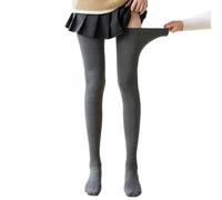 Koyojpoe 3 Pares De Calcetines Más Anchos Y Más Grandes,Medias Para Botas, Calcetines Hasta El Muslo,Punto De Algodón Extralargo, Grueso,Alto,Calentadores De Piernas Para Mujer,Gris Oscuro 3 Paquetes