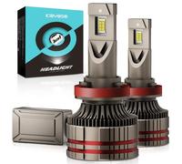 KOYOSO H11 LED Bombillas Coche,10000LM Xenon Blanco 6000K para 12V Auto, 2 Lámparas