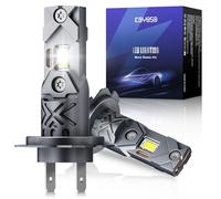 KOYOSO LED H7 100W 22000LM Bombilla H7 LED 6500K, 1:1 Tamaño de Halógena Mini Bombillas LEDS, Plug and Play, Pack de 2