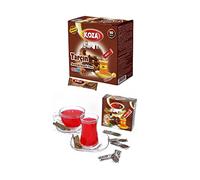 KOZA Canelo bebida instantánea en polvo Stick envuelto individualmente paquete de 50 | Polvo para bebida caliente o fría | Té Turco | polvo de té helado | té frío | te de frutas