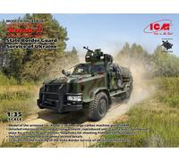 Kozak-2 State Border Guardia Service Of Ukraine 1 :3 5 Plástico Modelo Kit Icm