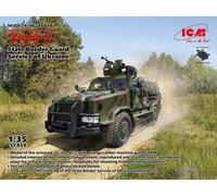 Kozak-2 State Border Guardia Service Of Ukraine 1 :3 5 Plástico Modelo Kit Icm