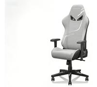 kozamas Silla de oficina ergonómica para videojuegos - Silla de PC con soporte ajustable para la cabeza y lumbar, reposabrazos 4D y mecanismo de inclinación de 90 a 155°, tela y base de metal en color