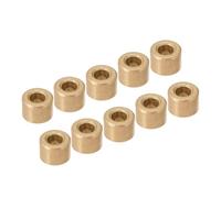 Kozelo 10pcs Cojinetes de Manga 4x8x6mm Casquillos Autolubricantes | de Bronce Sinterizado, para Equipos Eléctricos, Herramientas de Máquinas