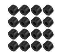 Kozelo 16 Piezas de Espaciadores de Goma [10x15x25mm] Almohadillas de Aislamiento de Vibración, para Accesorios de Hogar, Automóviles y Barcos, Neopreno, Negro