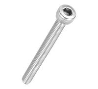 Kozelo 20pcs Tornillos de Cabeza Hexagonal - [M4-0.7 x 40mm] Acero Inoxidable 304 Totalmente Roscado Allen Tornillo para Motor Eléctrico Ventilador Impresión 3D Reparación, Plateado
