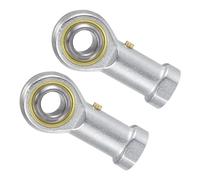 Kozelo 2Pcs Cojinete de Articulación de Extremo de Varilla PHS10 [Diámetro de 10 mm, Rosca Hembra M10x1.5 a La Izquierda] Extremo de Varilla de Pesca, Acero Al Carbono